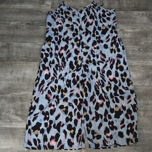 SHEIN Leopard Print Jumpsuit - Black, Pink, Brown